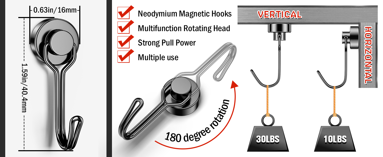 small magnetic hooks