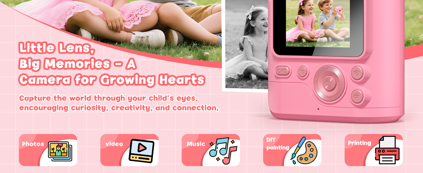 Instant Print Digital Toy Girl Boy Age 3 4 5