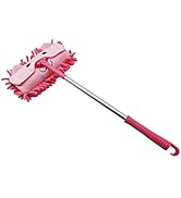 Xifando Mini Microfiber Chenille Cartoon Flat Dust Mop for Children,Detachable,360 Degree Rotatio...