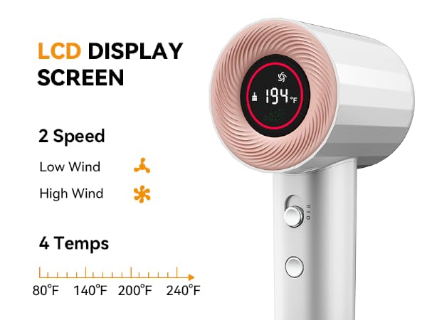 LCD Display blow dryer