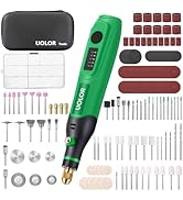 Uolor Mini Cordless Rotary Tool Kit, Multi-Purpose 3.7V Power Rotary Tool for Engraving, Sanding,...