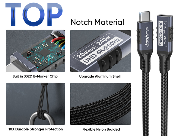 usb type c extension cable