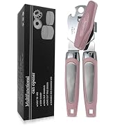 Safring Can Opener Manual, Handheld Strong Heavy Duty Stainless Steel Can Opener, Comfortable Han...
