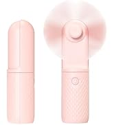 Coohea Handheld Fan Powerful Mini Fan USB Rechargeable Portable Fan Battery Operated Small Fan Li...