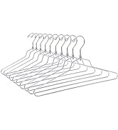 16" Quality Metal Hangers, 30-Pack, Swivel Hook, Stainless Steel Heavy Duty Wire Clothes Hangers,...