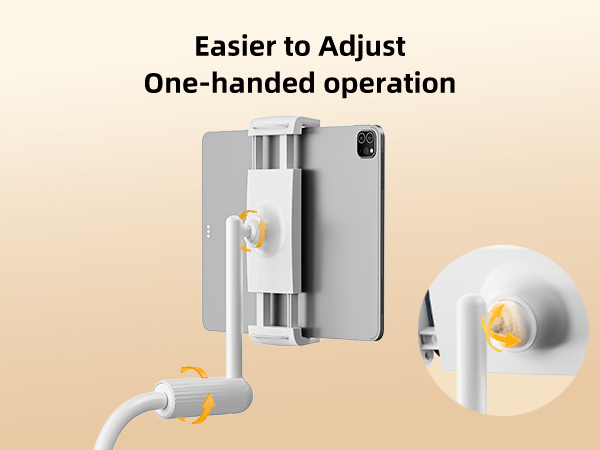 Gooseneck Tablet Holder for Bed