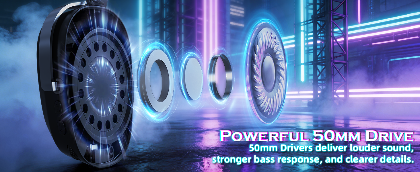 ATTACK SHARK G800 Wireless RGB Gaming Headset