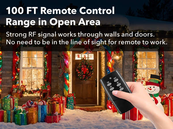 Outdoor Remote control outlet 