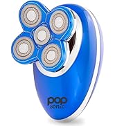 Pop Sonic Shaver for Women (Blue) - 5 Head Women's Electric Shaver - 360 Degree Flawless Hair Rem...