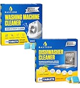 Bastion Washing Machine Cleaner Tablets, 24 Count Dishwasher Cleaner Tablets, 24 Count - Ultimate...