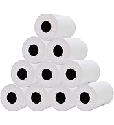 Muotich 3 1/8 x230 Thermal Paper Rolls POS Cash Register Thermal Receipt Printer Paper, Pack of 10