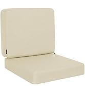 Favoyard Outdoor Deep Seat Cushion Set, 24 x 24 Inch Rainproof &amp; 3-Year Fade Resistant Patio Furn...