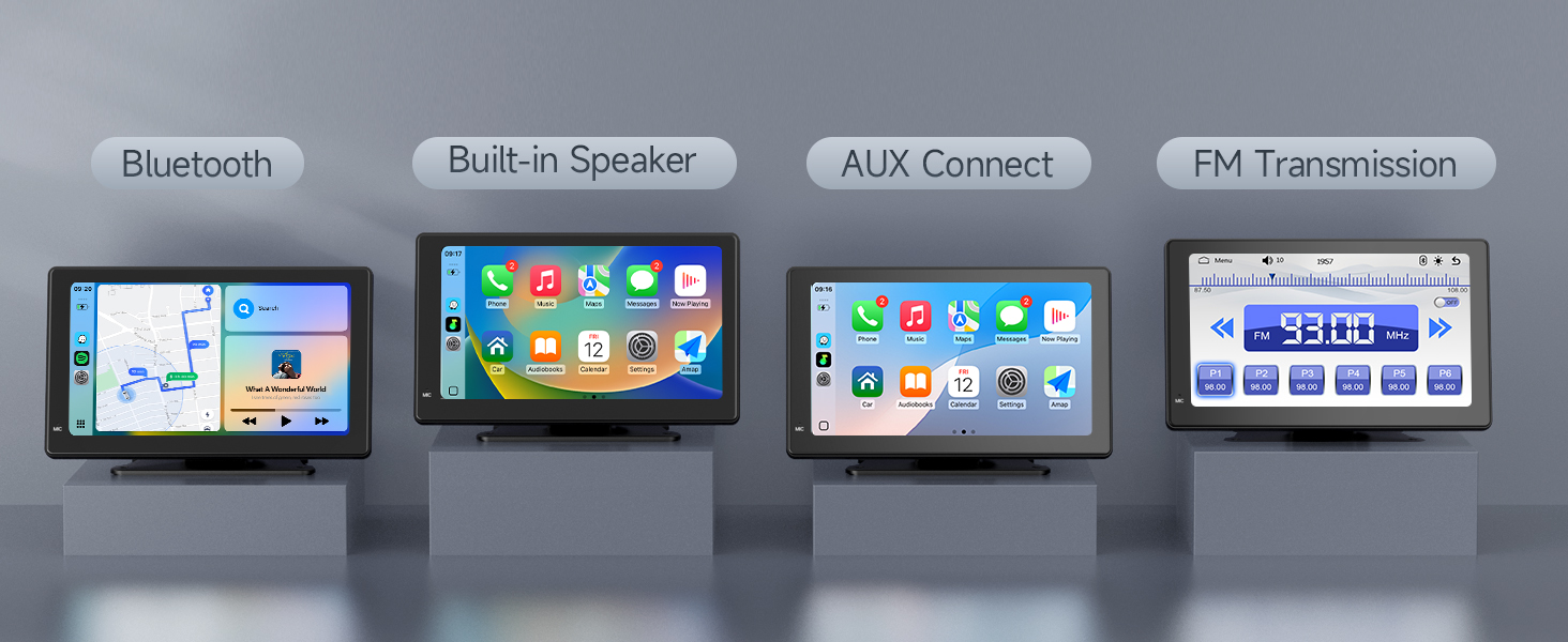 Haudio 7 inch carplay radio