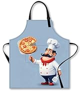 Nuxovilar Cute Cooking Kitchen Apron, 26.77 * 30.7 Inches, Essential for Kitchen Cooking, Baking,...