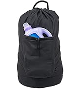 Laundry Bag Backpack for College, Large Laundry Bag with Detergent Holder and Adjustable Shoulder...