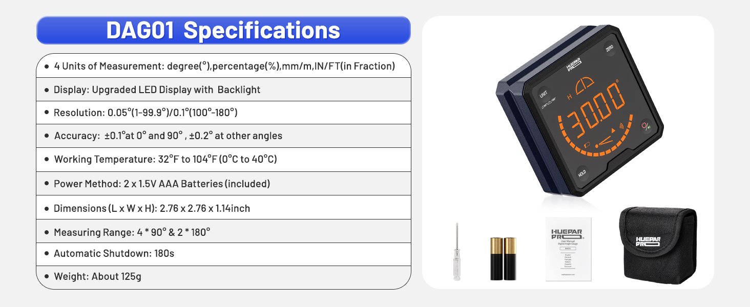 magnetic angle finder