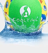 KOOLTAIL Floating Dog Pool Toys - Summer Dog Bouncing Water Toys for Swimming Pool, Interactive D...
