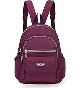 AOTIAN Mini Backpack for Women and Girls, Durable Everyday Little Bag, Nylon Lightweight Small Da...