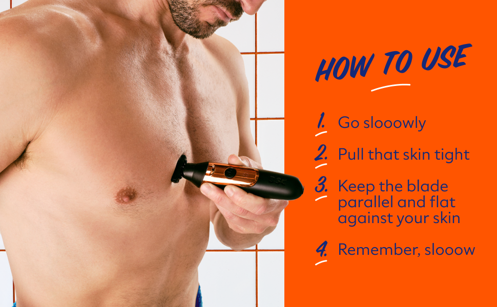 How to use double header electric trimmer