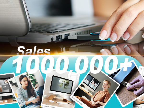 Flash Drive Pack of 10 Thumb Drives Bulk Kepmem Metal USB Memory Sticks Swivel USB Drive Pen Drives