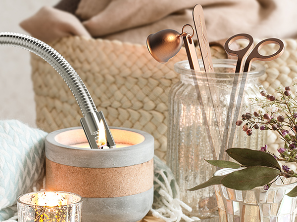 A candle snuffer wick trimmer is a two-in-one tool.