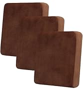 hyha Velvet Couch Cushion Covers, Soft Sofa Seat Covers for sectional 3 Cushion Couch Washable, M...