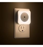 4-Pack LED Night Lights Plug into Wall,Bright Nightlight Auto-On/Off and Dimmable,0.5W Plug in So...