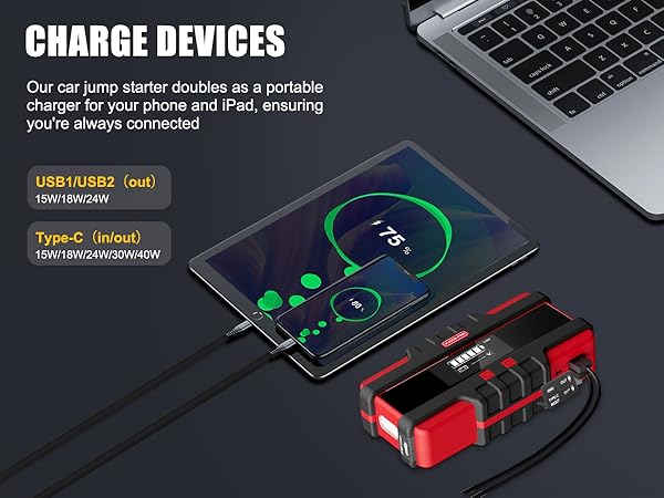 battery jumper starter portable