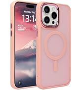 IAIYOXI Magnetic Case for iPhone 16 Pro Max [MagSafe Compatible] - Translucent Matte Slim Thin Sh...