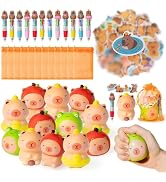 CY2SIDE 12 Pack Capy Squeeze Toys Party Favor Gift Set, Included Random Slow Rising Squishy Toys ...