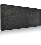 DAWNTREES Large Felt Desk Pad, 40''x16'' Full Desk Mouse Pad, Desk Mat for Keyboard,Computer Mat ...