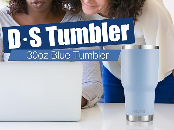 30oz blue tumbler