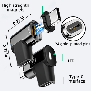 magnetic usb c adapter