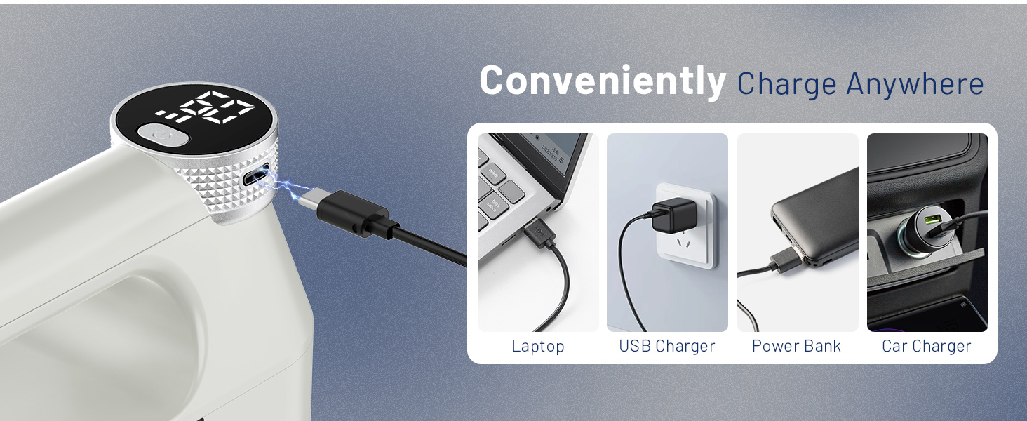 Conveniently charge anywhere