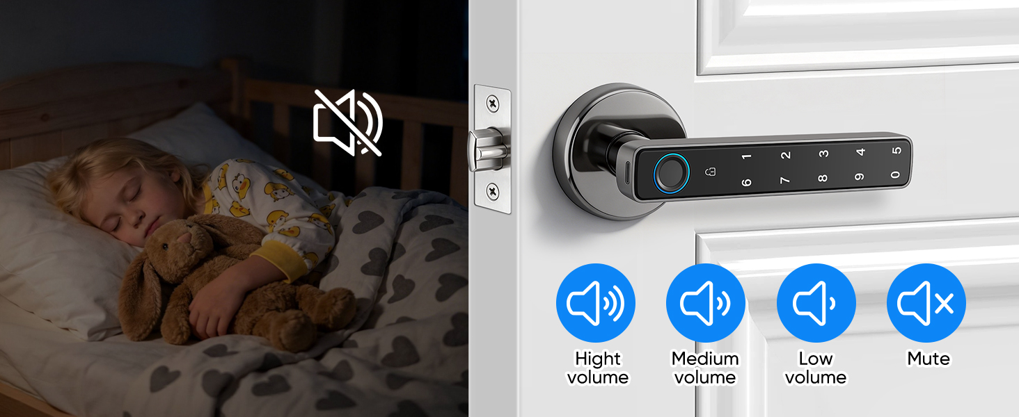 Smart Door Lock with Knob