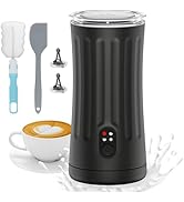 CookSwift Milk Frother, 4-in-1 Milk Steamer and Frother, 8.1oz/240ml Automatic Warm and Cold Foam...