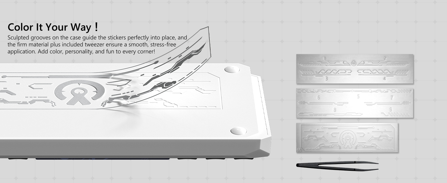 75% Wireless Keyboard with Knob Full Aluminum, VIA/QMK Custom Mechanical Keyboard