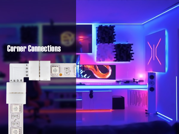 led right angle connectors