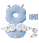 Baby Head Protector, Adjustable Baby Head Protection Backpack with Baby Knee Pads for Crawling, S...