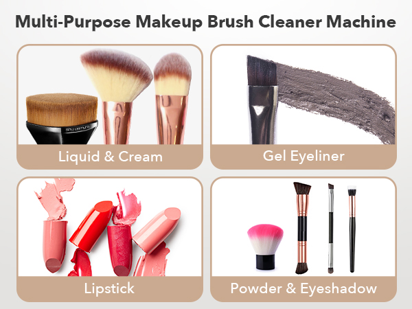 Multi-Purpose makeup brush cleaner machine
