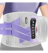 ZINUU Back Brace for Lower Back Pain Women Men with Bionic Support System, 8X Adjustable Back Sup...