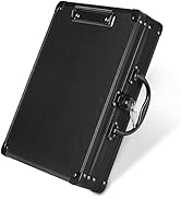 Sooez Key Lock Clipboard Storage Box, Heavy Duty Clipboard with Storage, Aluminum Locking Briefca...