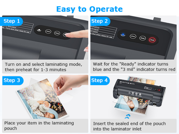 BONSEN Easy to Use Laminators