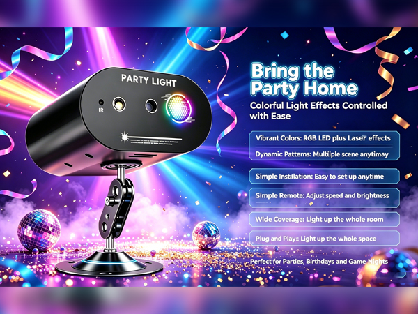 Colorful Light Effects Controlledwith Ease