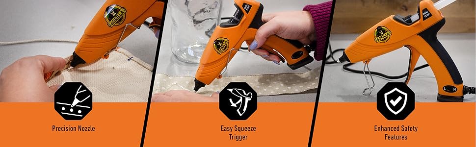 precision nozzle easy squeeze trigger enhanced safety features