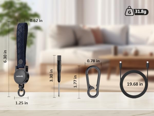 anti lost keychain works with find my