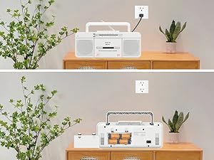 tape Player for home or outdoor white