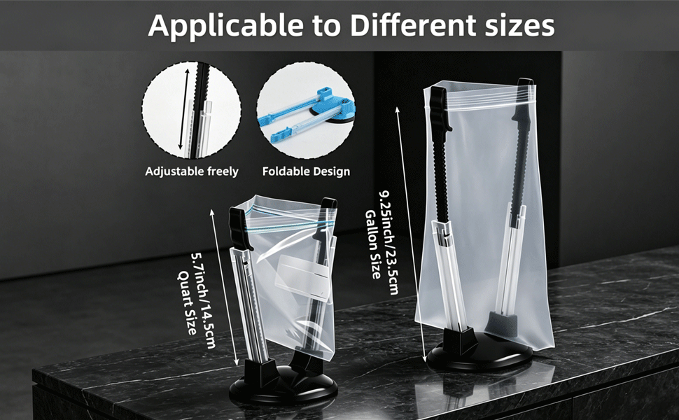 freezer bag holder
