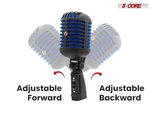 RTRO MIC CH BLK-BLU