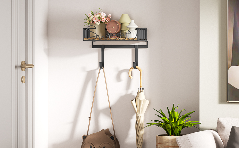 Iron board hanger wall mount for laundry room